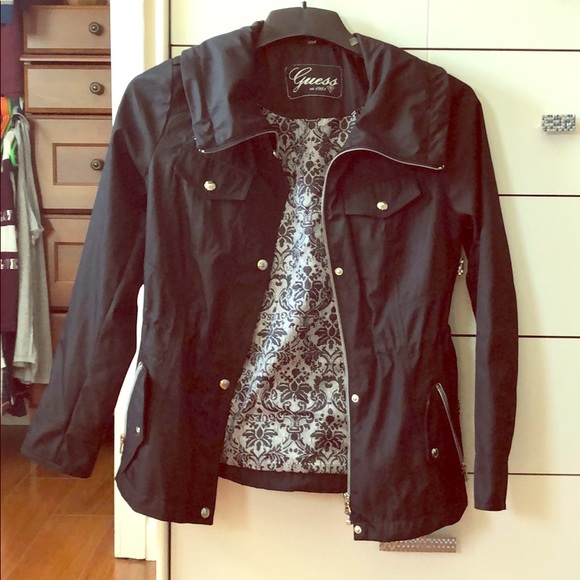Guess Jackets & Blazers - GUESS black lightweight jacket